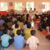 Regular Sunday class in progress